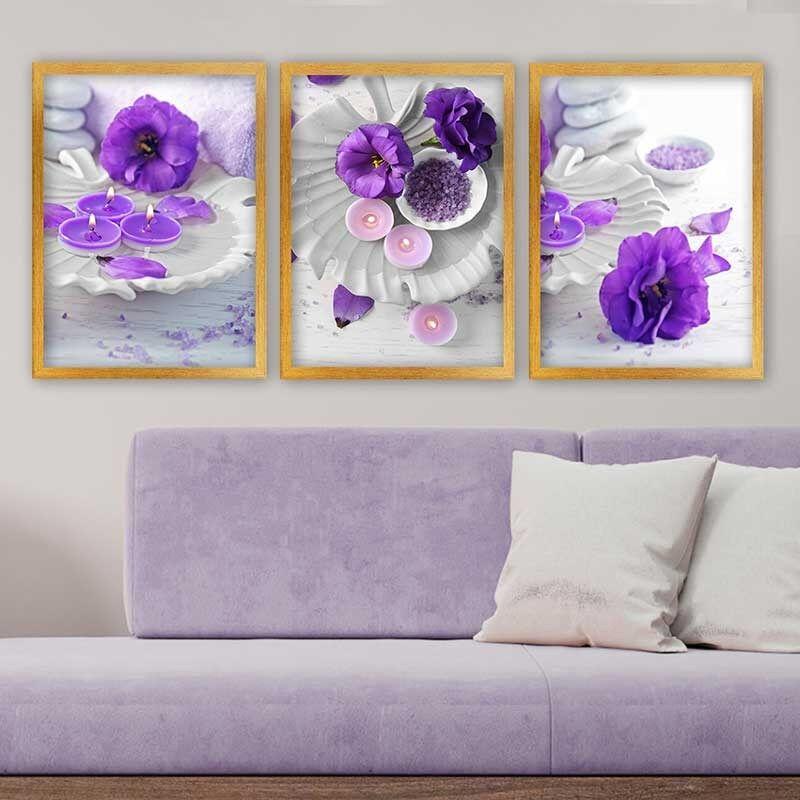 Wallity Set uramljenih slika 3AC_85309030, 3 dijela