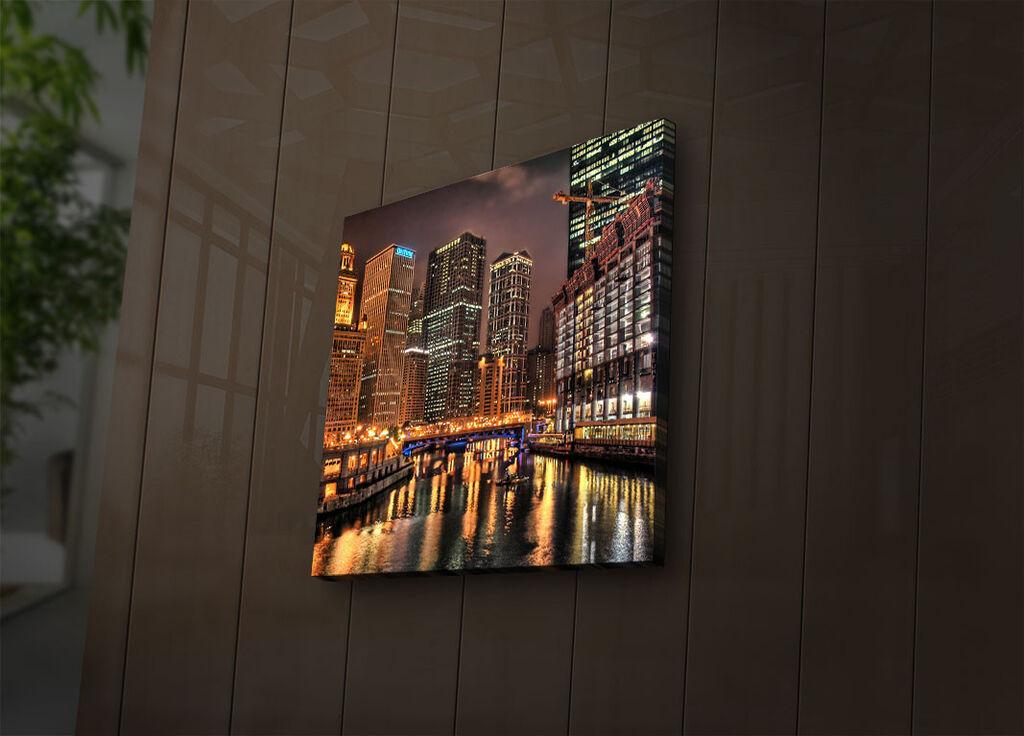 Zidna slika sa LED osvetljenjem 2828IACT-53, 28x28 cm