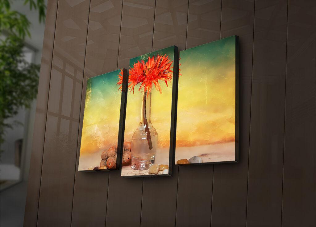 Wallity Set slika sa LED rasvjetom 3PATIACT-7, 3 dijela