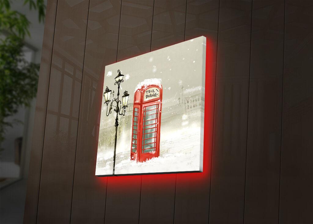 Zidna slika sa LED osvetljenjem 2828DACT-44, 28x28 cm