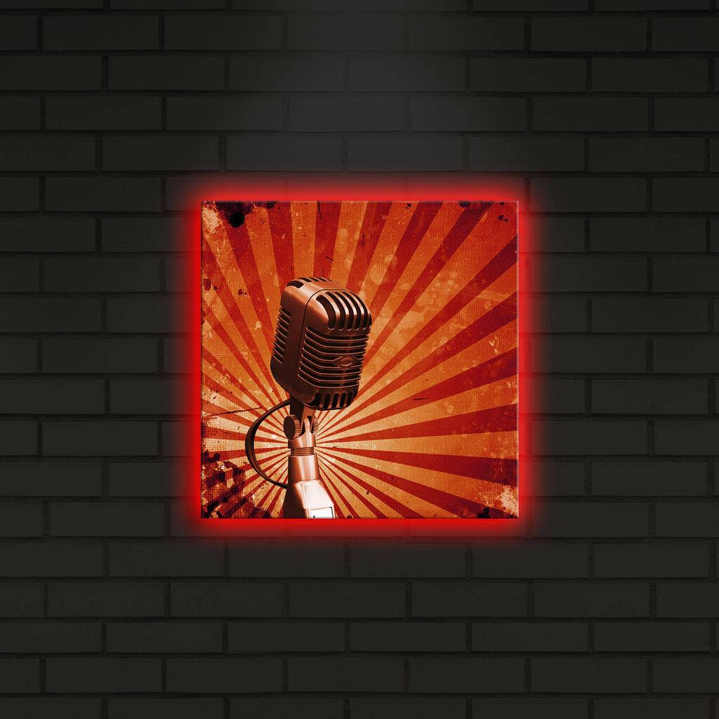 Zidna slika sa LED osvetljenjem 2828DACT-23, 28x28 cm