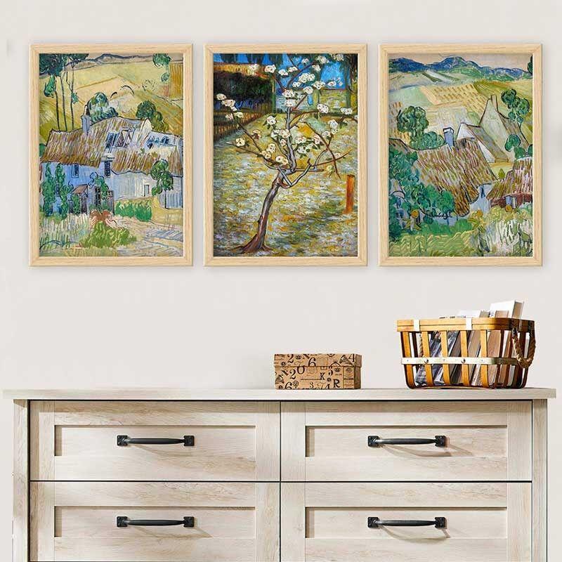 Wallity Set uramljenih slika 3NTC_UN256347, 3 dijela