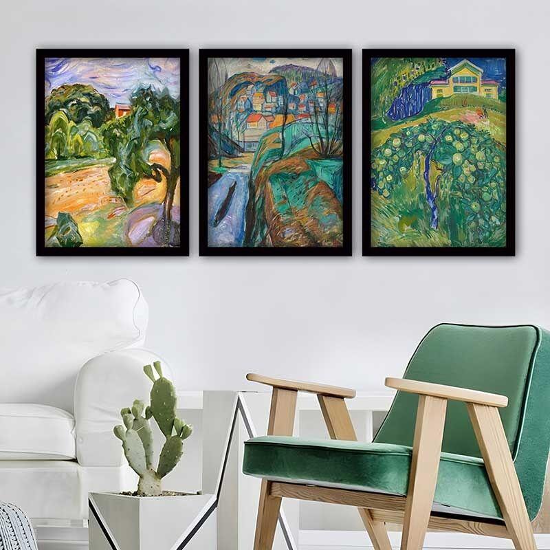 Wallity Set uramljenih slika 3SC_UN35067, 3 dijela