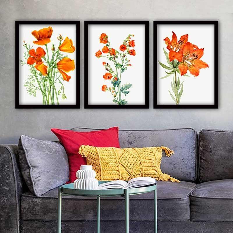 Wallity Set uramljenih slika 3SC_12613512, 3 dijela