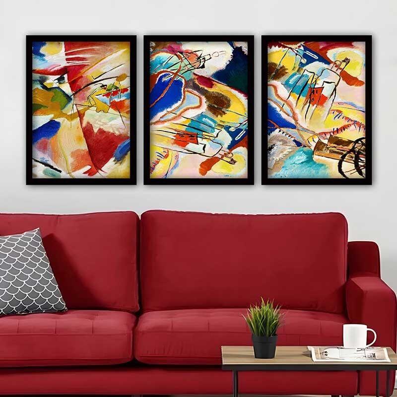Wallity Set uramljenih slika 3SC_UN3933039, 3 dijela