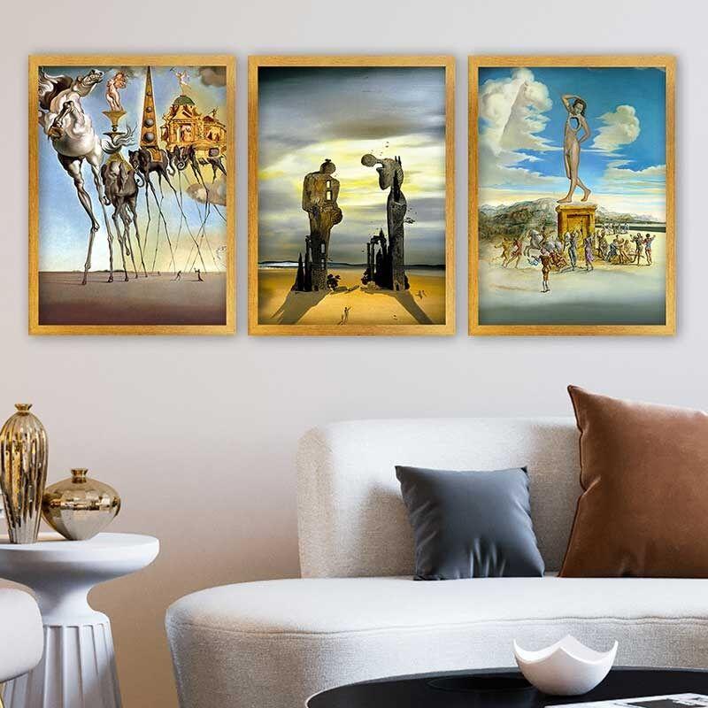 Wallity Set uramljenih slika 3AC_UN62323, 3 dijela