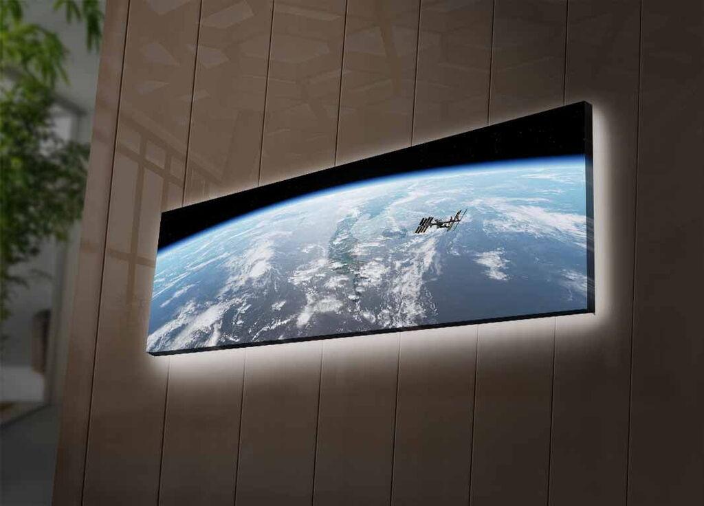 Zidna slika sa LED osvjetljenjem 3090NASA-020, 30x90 cm
