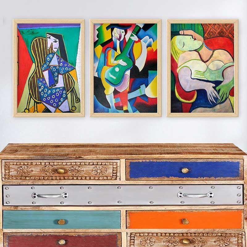 Wallity Set uramljenih slika 3NTC_UNPP13, 3 dijela