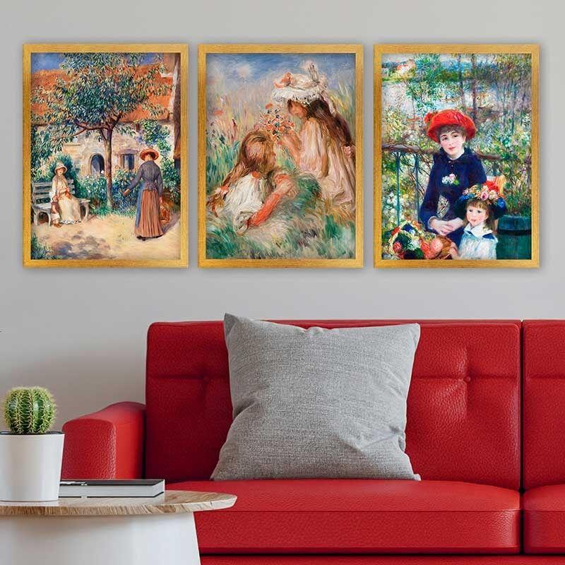 Wallity Set uramljenih slika 3AC_UN3875705, 3 dijela