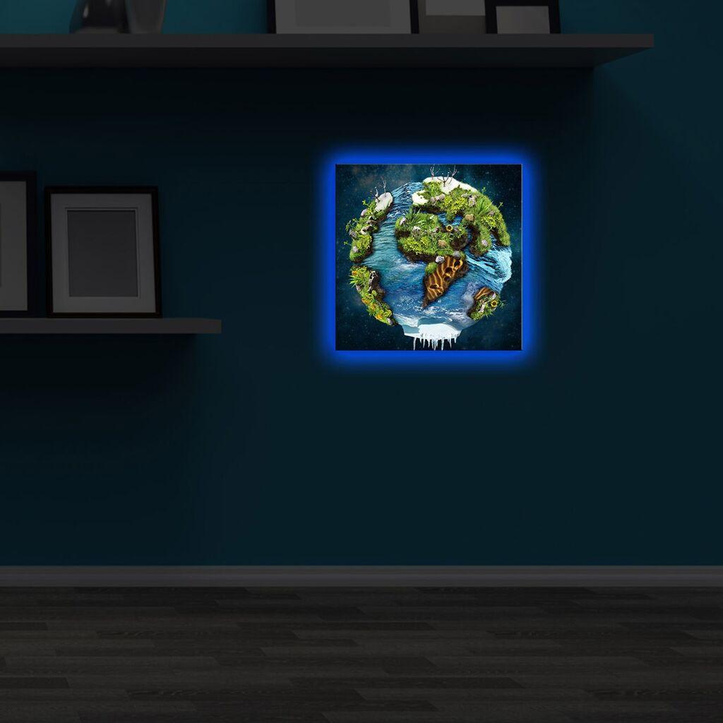 Zidna slika sa LED osvetljenjem 2828DACT-33, 28x28 cm