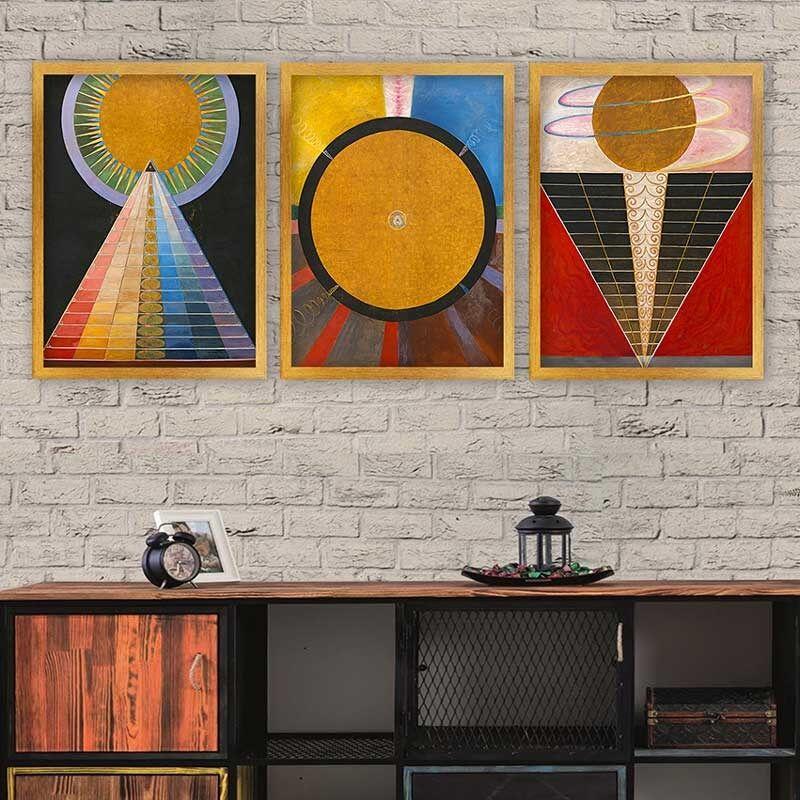 Wallity Set uramljenih slika 3AC_UN10080921, 3 dijela