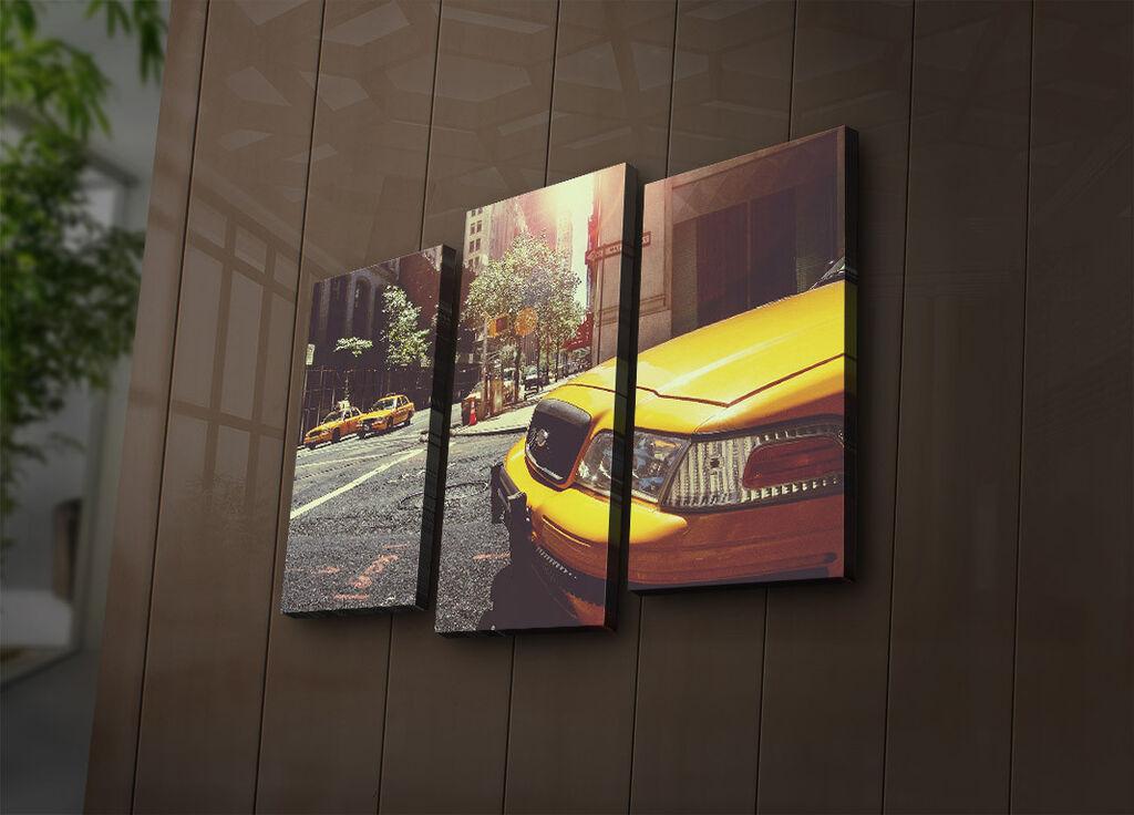 Wallity Set slika sa LED rasvjetom 3PATIACT-22, 3 dijela