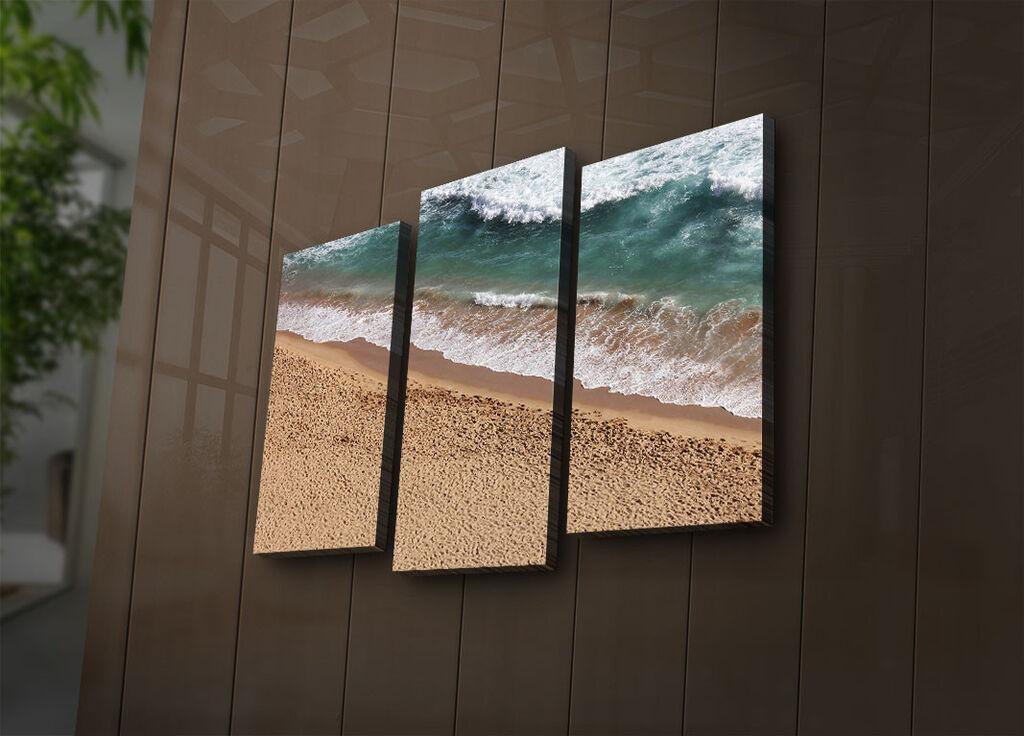 Wallity Set slika sa LED rasvjetom 3PATIACT-29, 3 dijela