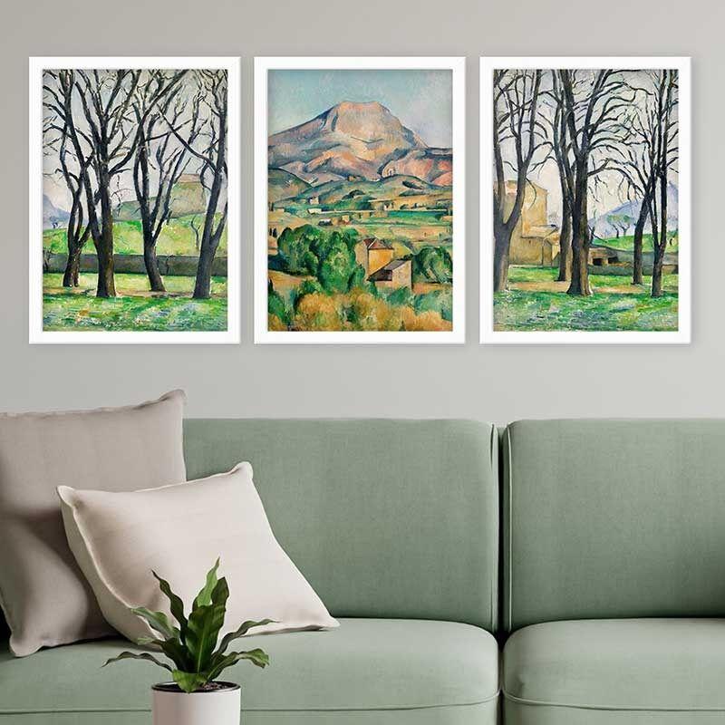 Wallity Set uramljenih slika 3BC_UN383108, 3 dijela