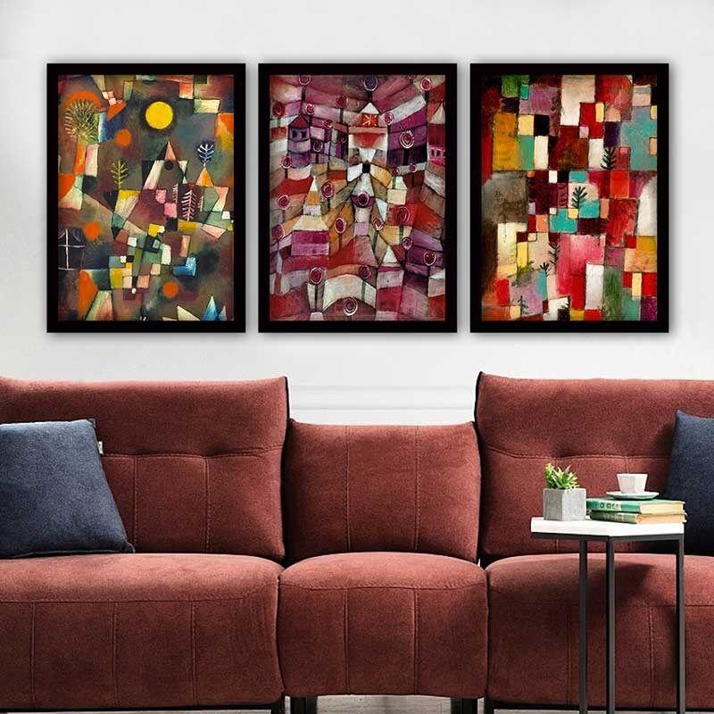 Wallity Set uramljenih slika 3SC_UN811500 , 3 dijela