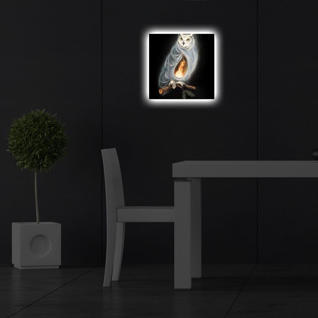 Zidna slika sa LED osvetljenjem 2828DACT-53, 28x28 cm