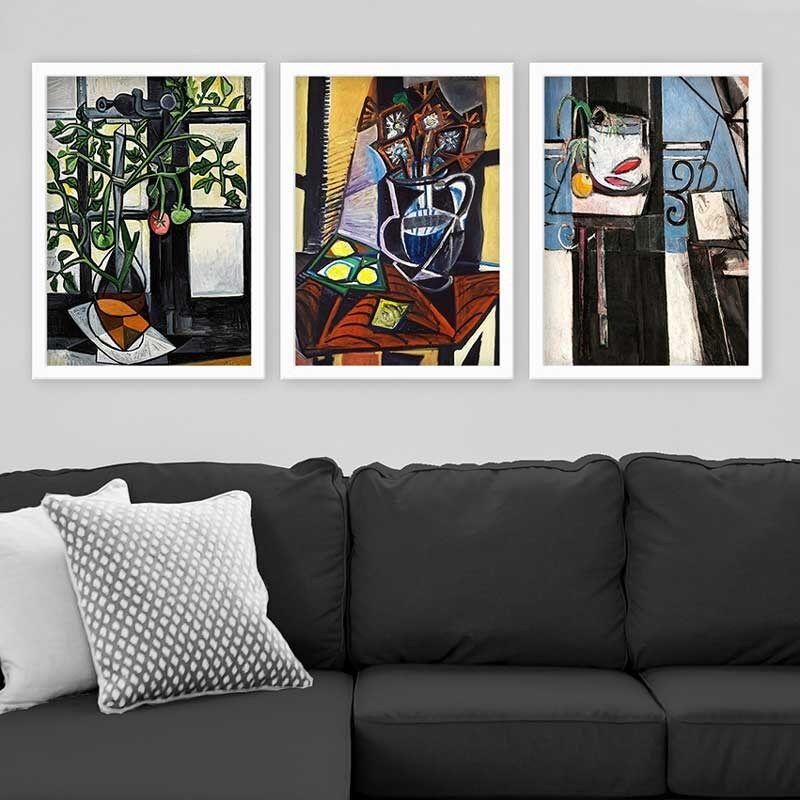 Wallity Set uramljenih slika 3BC_UNPP04, 3 dijela