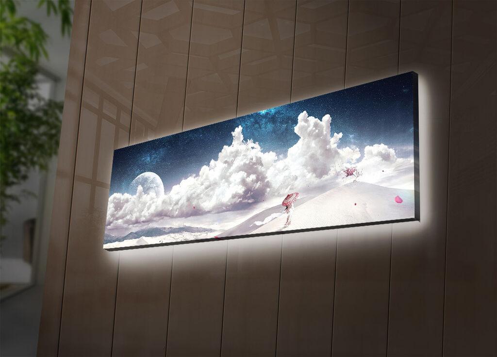 Zidna slika sa LED osvetljenjem 3090DACT-70, 30x90 cm