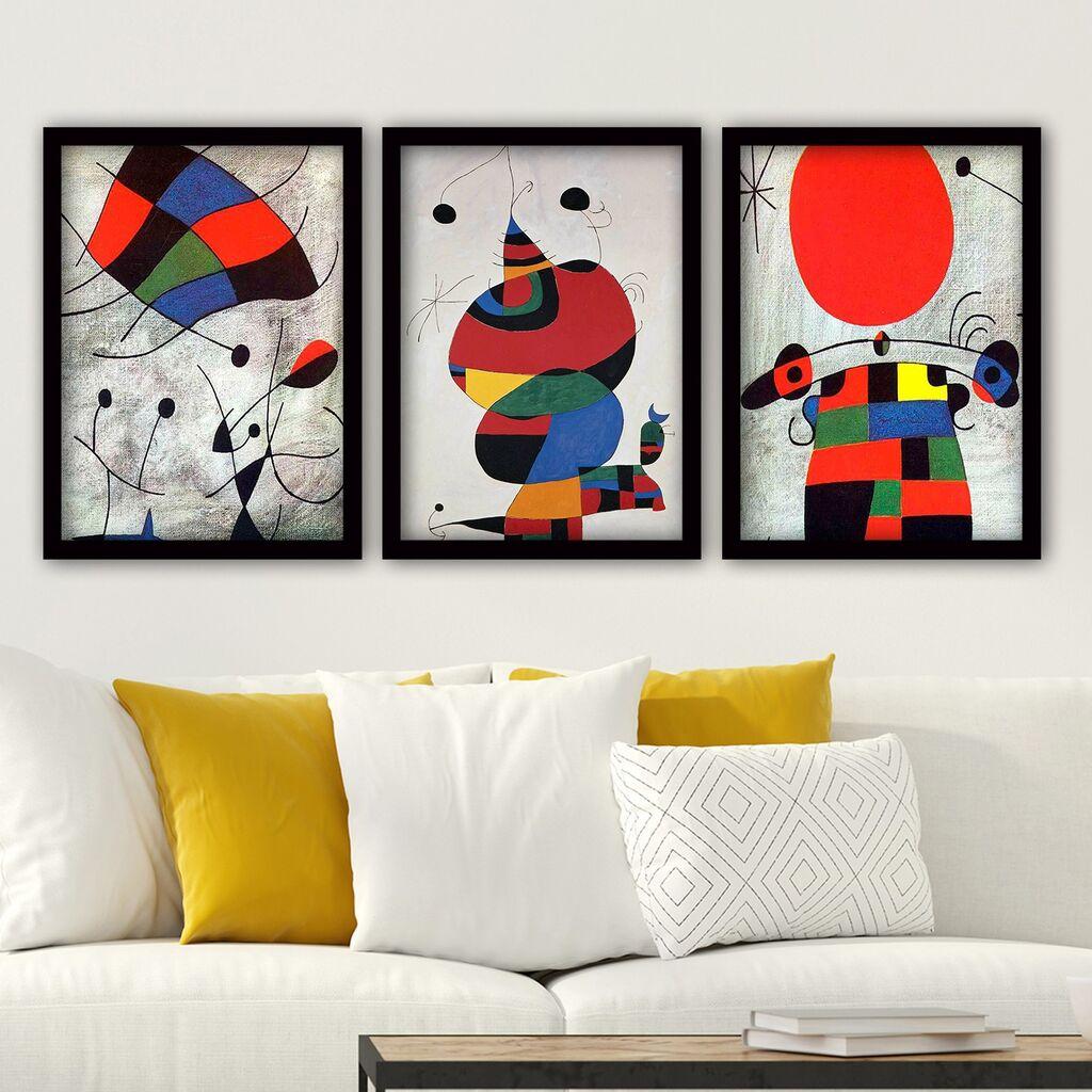 Wallity Set uramljenih slika 3SC191, 3 dijela