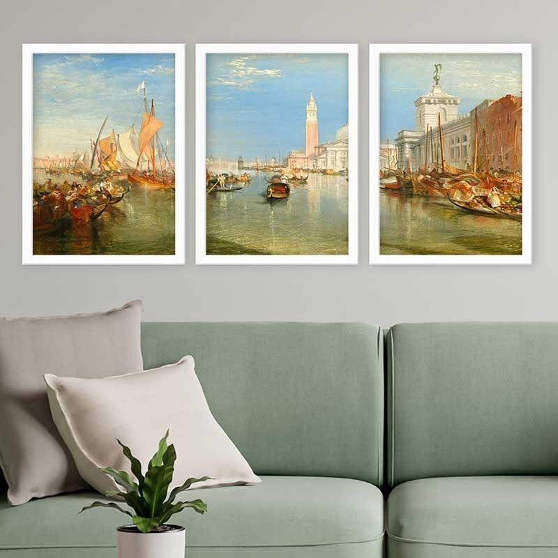 Wallity Set uramljenih slika 3BC_UN5666, 3 dijela