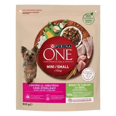 Purina Hrana za pse One mini, Puretina, 800gr