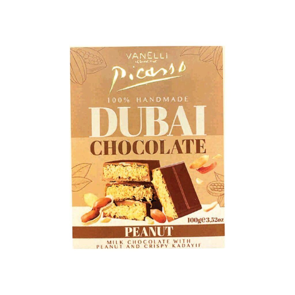 Vanelli Picasso Čokolada Dubai kikiriki, 100g