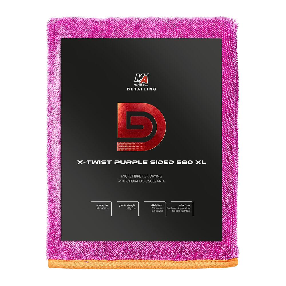 Detailing Krpa mikrofiber X-Twist dvostrana 20-D37, 580 g/m², 60x90cm, Ljubičaste