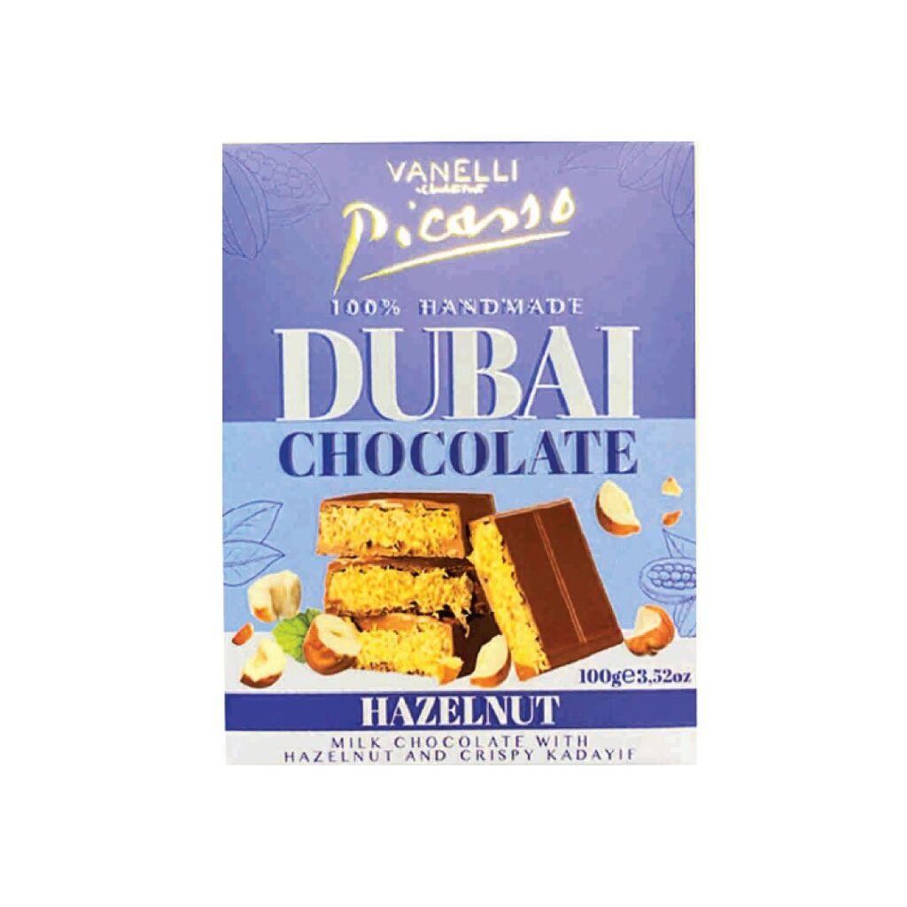 Vanelli Picasso Čokolada Dubai lješnjak, 100g