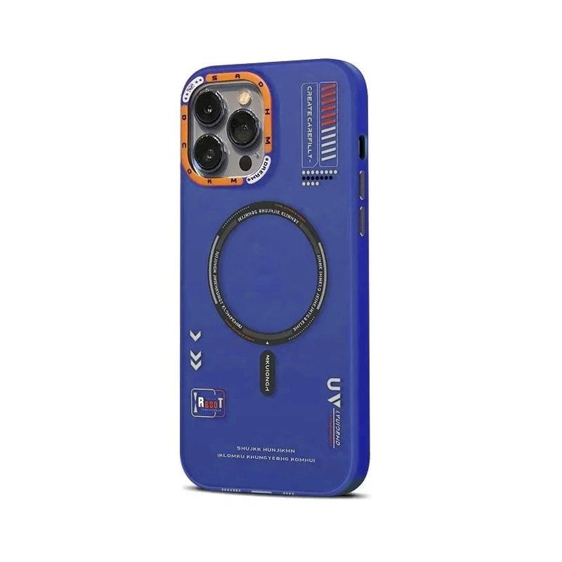 LockMate Silikon MagSafe iPhone 15 Pro Blue