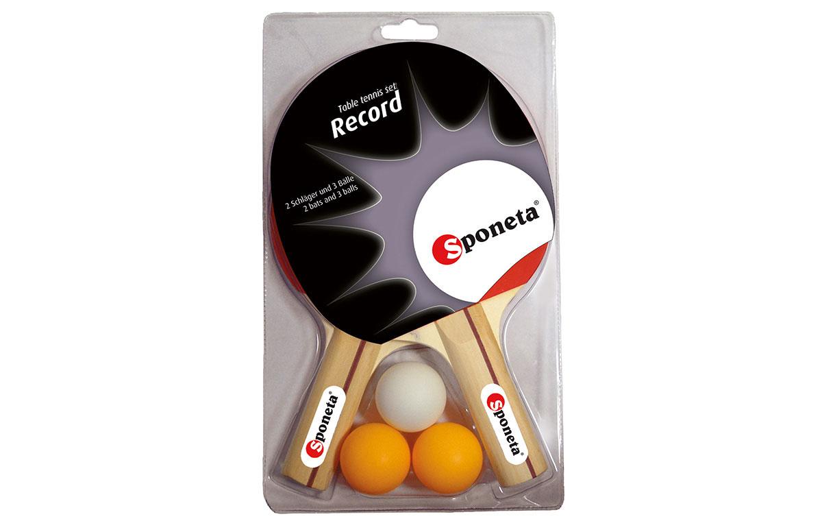 Sponeta Stoni tenis Reketi RECORD set. 2 reketa & 3 lopt.