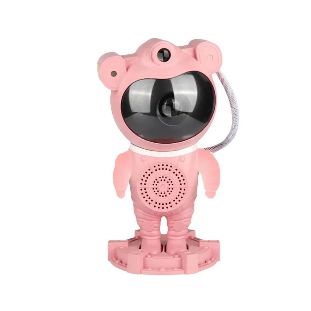 ST-02 Astronaut Bluetooth Lampa sa Projekcijom Zvijezda Roza