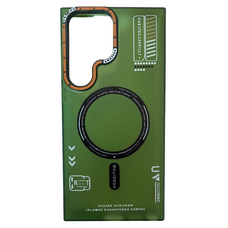 LockMate Silikon MagSafe Samsung S23 Ultra Zelena