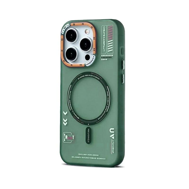 LockMate Silikon MagSafe iPhone 13 Pro Zelena