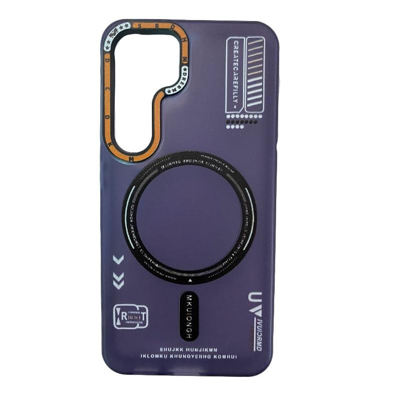 LockMate Silikon MagSafe Samsung S24 Ljubičasta