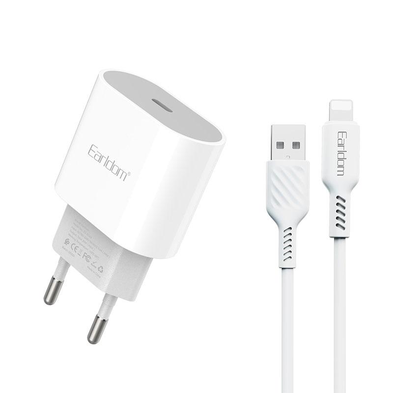 Kućni Punjac ES-EU42 20W PD Tip-C na Lightning Bijeli