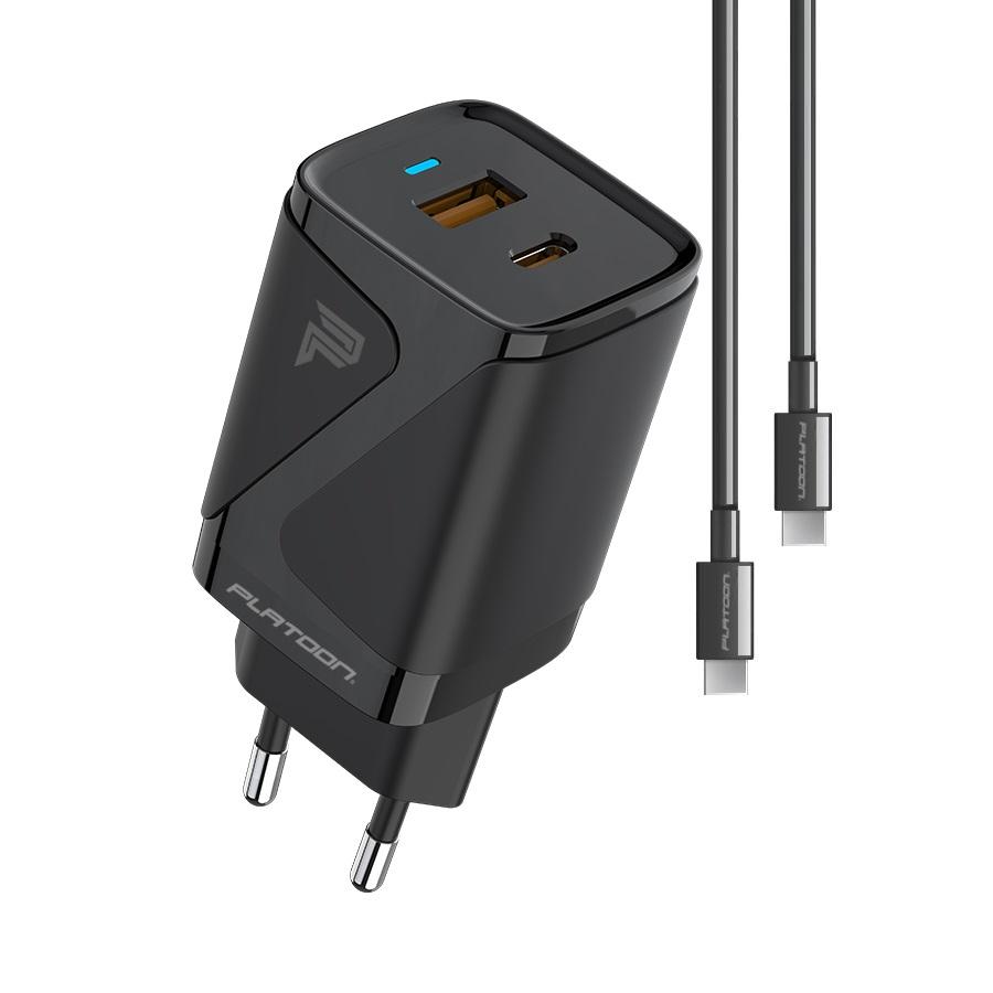 Punjac Kućni PLC-53 USB+C PD 45W 2 Port Platoon