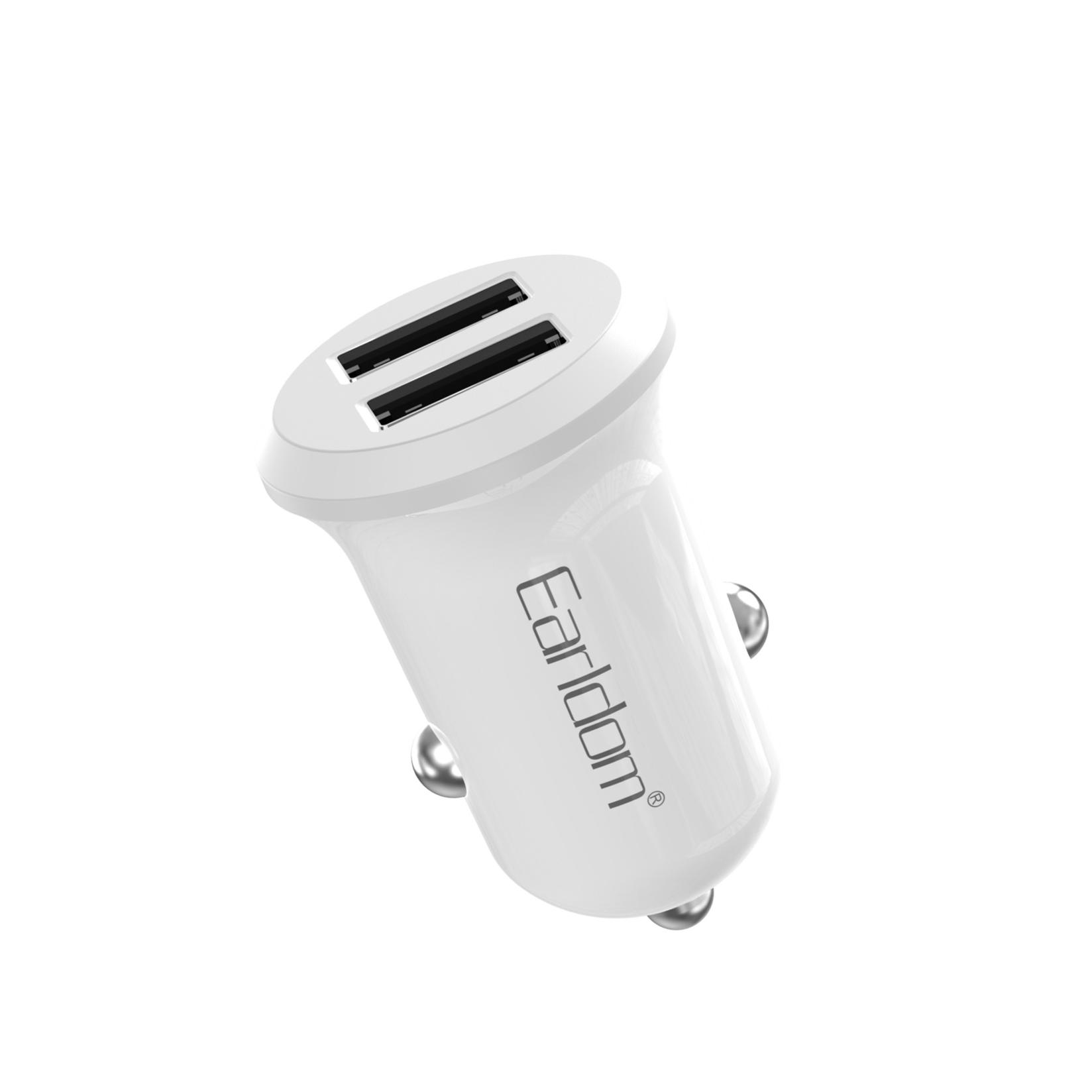 Earldom Auto Punjač ES-CC33 2USB 2,4A Bijeli