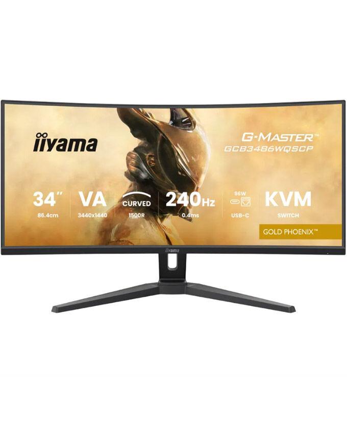 Iiyama gejmerski monitor 34'' 2K UWQHD+, 240Hz, LCD, VA, HDR