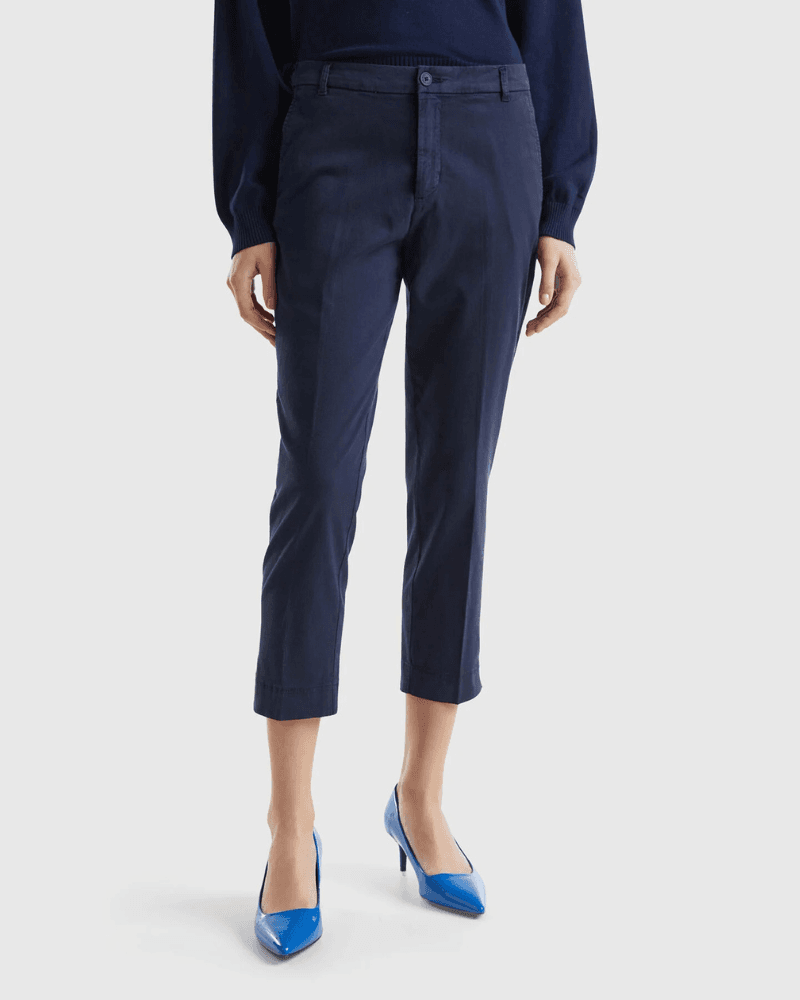 Benetton Ženske hlače 4CDR558R5C-252-48, Teget