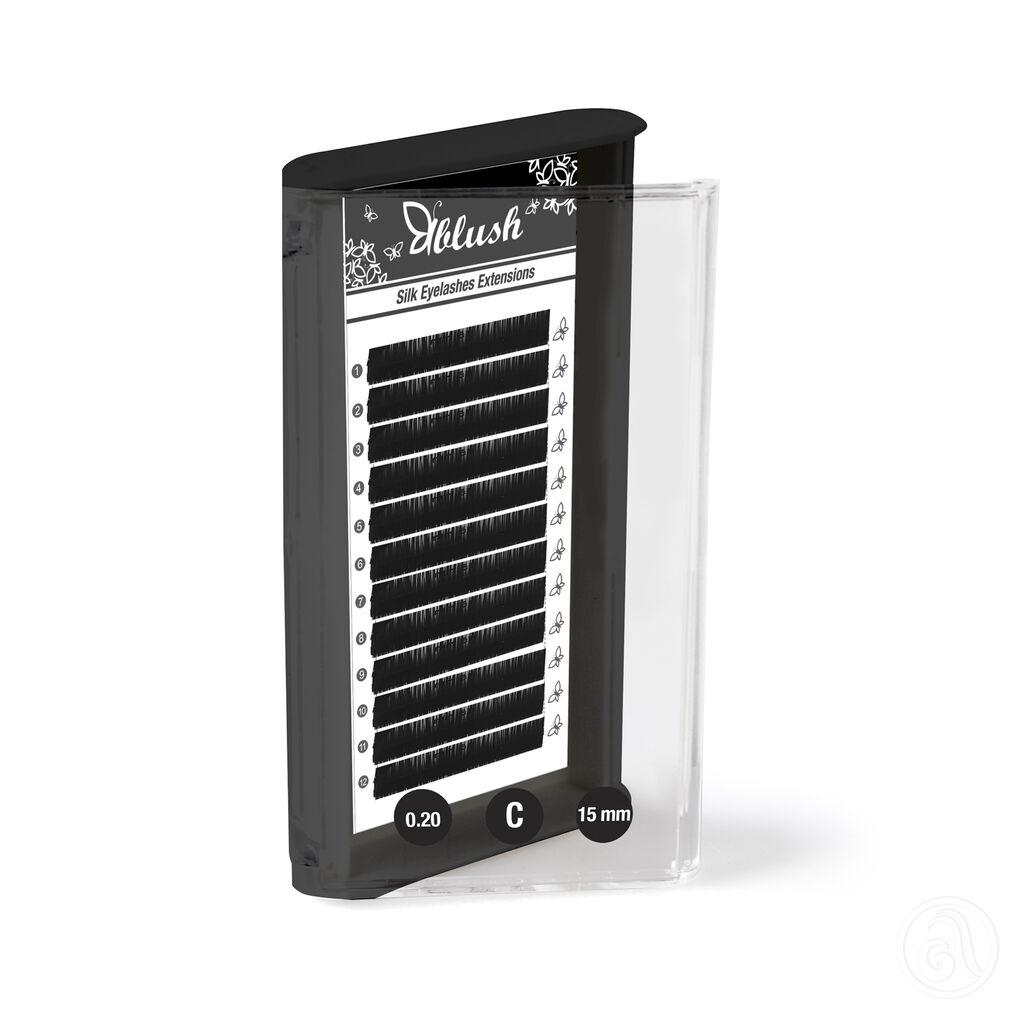 Blush Svilene trepavice C-kriva, 15mm