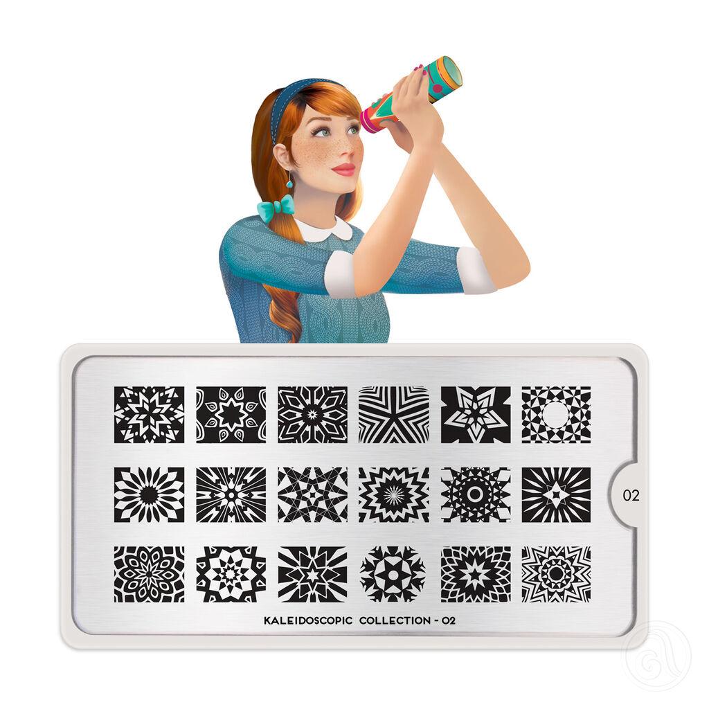 Moyou Šablon za pečate Kaleidoscope 02