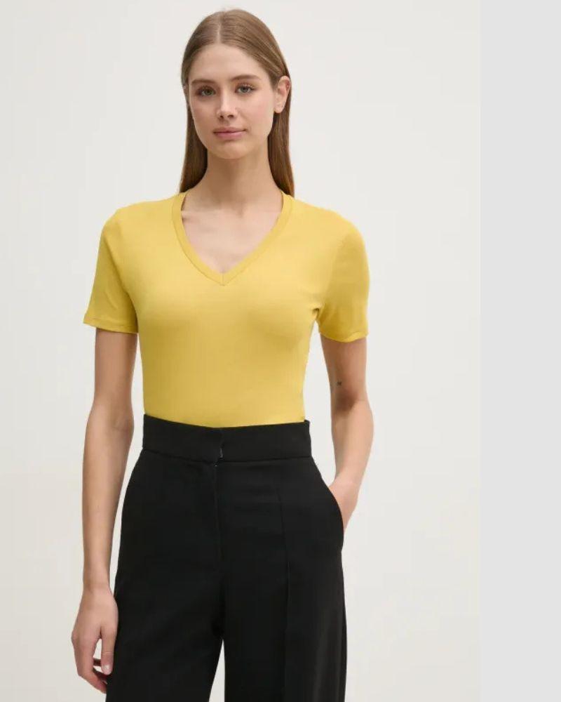 Benetton Ženska majica 3GA2E4230-36H-XS, Žuta