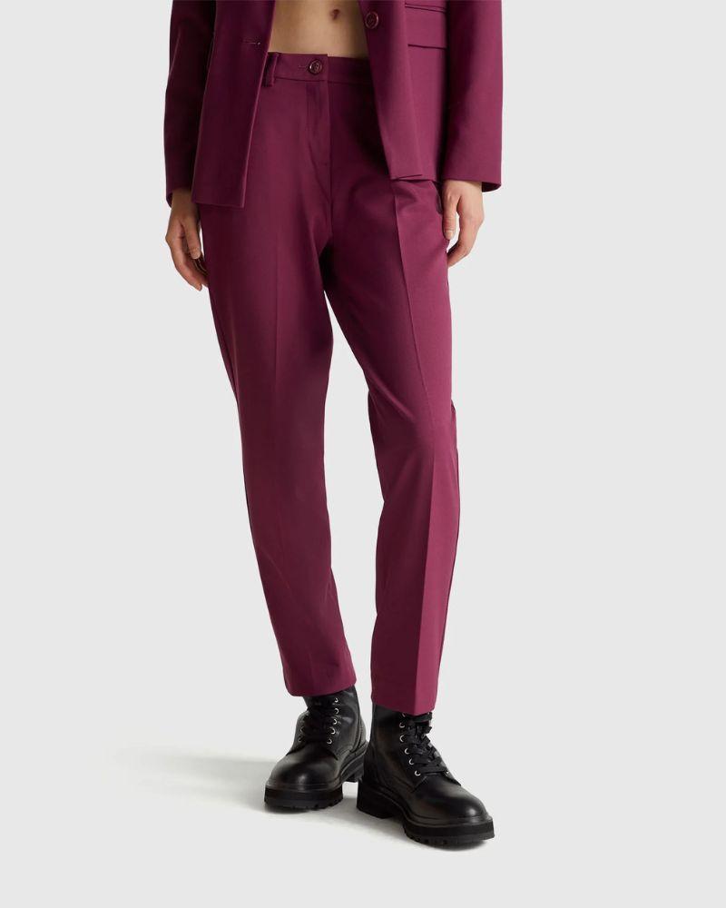 Benetton Ženske hlače 4L4H557R4-7D3-50, Bordo