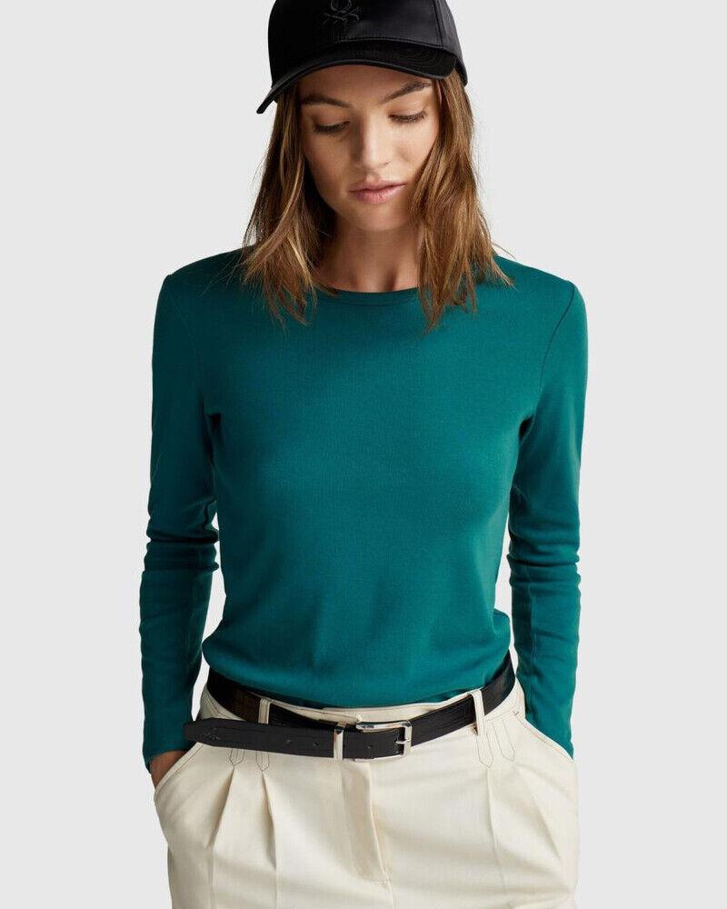 Benetton Ženska majica 3GA2E16F9-ST-XS, Zelena