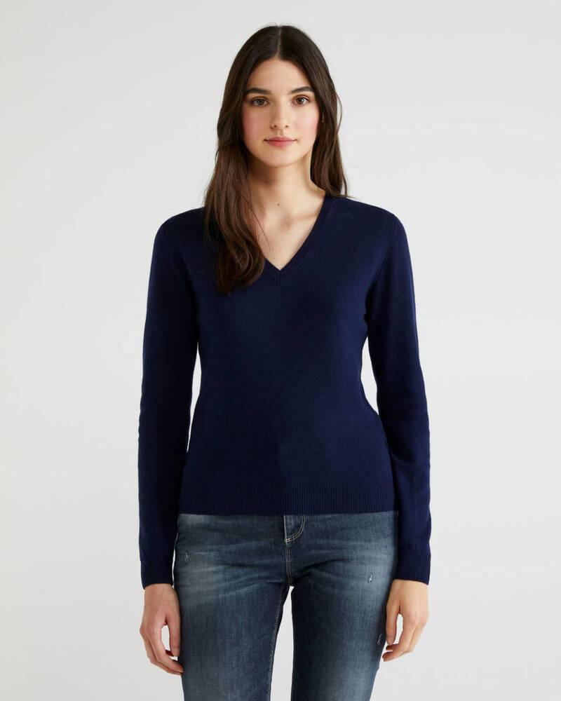 Benetton Ženski džemper 1002D4488C-016-S, Teget