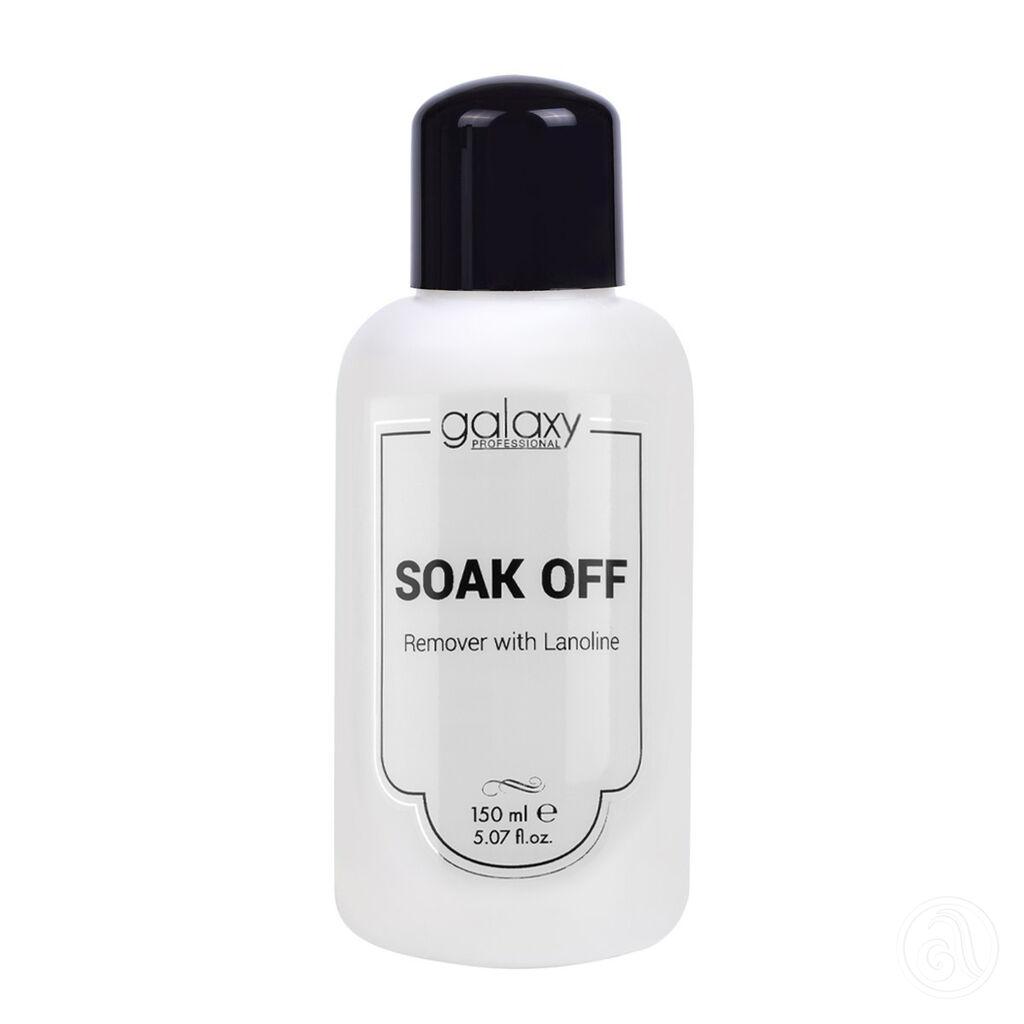 Galaxy Sredstvo za uklanjanje trajnog laka Soak Off Remover, Sa lanolinom, 150ml