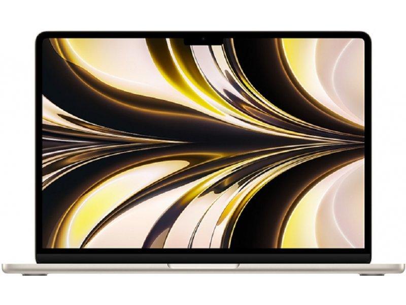 APPLE laptop MacBook Air 13, M2, 16GB, 256GB SSD, YU layout (mc7w4cr/a), Starlight