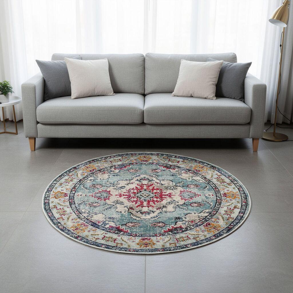Conceptum Hypnose tepih, 120x120cm, tirkiz