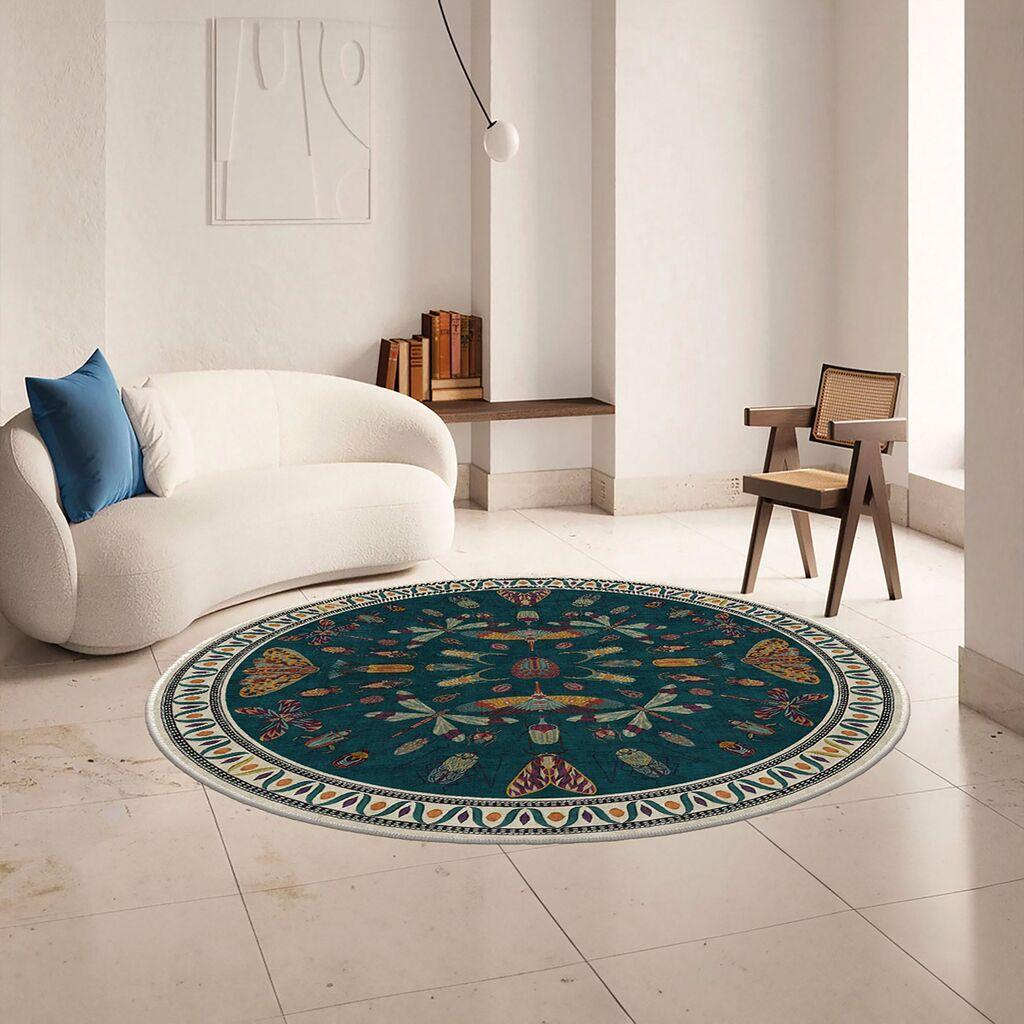 Conceptum Hypnose tepih, 90x90cm, plava