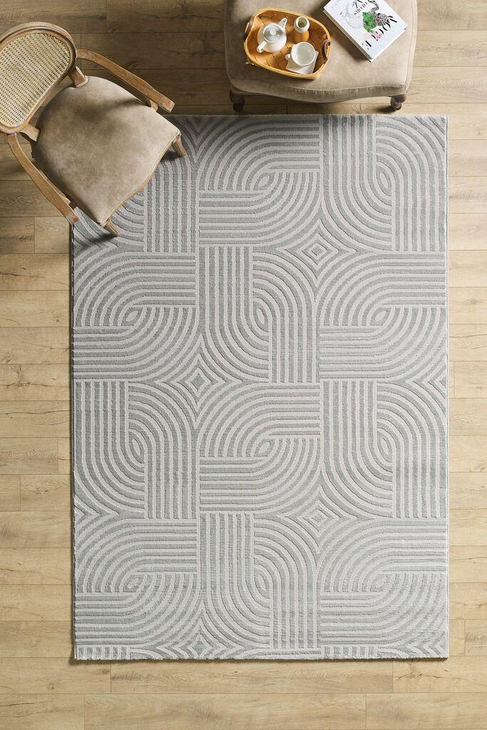 Conceptum Hypnose tepih, 80x250cm, srebrna boja